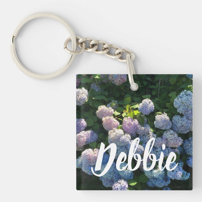 Porte-clefs Hydrangea Floral   (Devant)