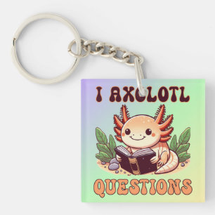 Porte-clefs I Axolotl Questions Adultes Enfants Garçons Filles