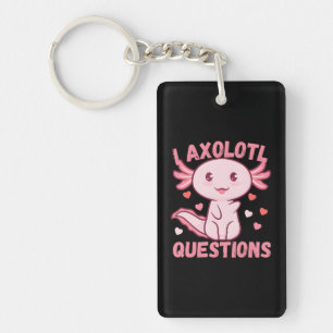 Porte-clefs I Axolotl Questions Salamander Plush Axolotl