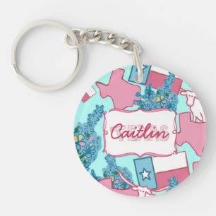 Porte-clefs I coeur le Texas
