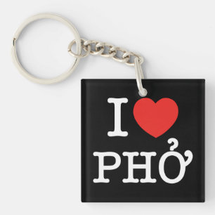 Porte-clefs I Heart (Amour) Pho