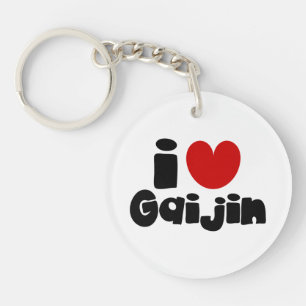 Porte-clefs i heart Gaijin