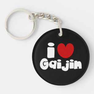 Porte-clefs i heart Gaijin