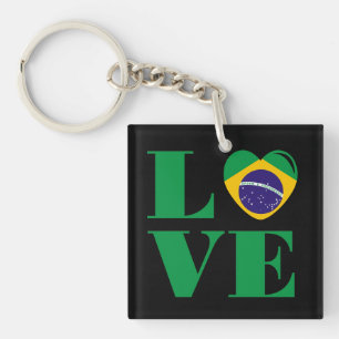 Porte-clefs I love Brazil
