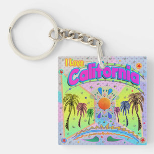 Porte-clefs I LOVE California Calm Desire Porte - clé