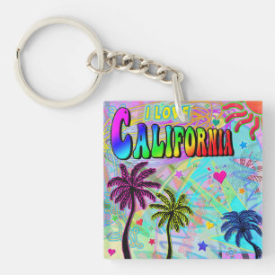 Porte-clefs I LOVE California Vivid Romance Porte - clé