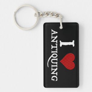 Porte-clefs I Love (Coeur) Antiquité