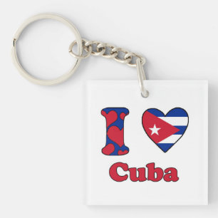 Porte-clefs I love Cuba