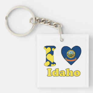 Porte-clefs I love Idaho