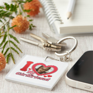 Porte-clefs I Love My Girlfriend Casquette, Girlfriend