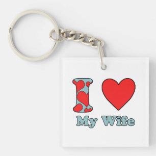 Porte-clefs I love My Wife
