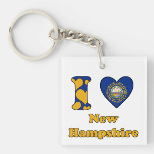 Porte-clefs I love New Hampshire
