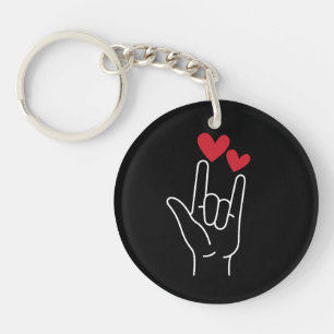 Porte-clefs I Love You Sign Language