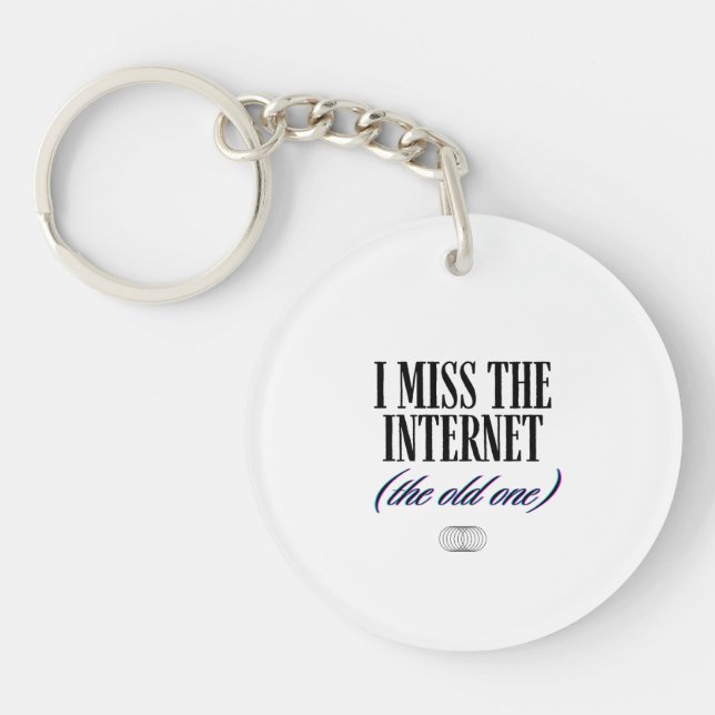 Porte-clefs I Miss The Old Internet (Devant)