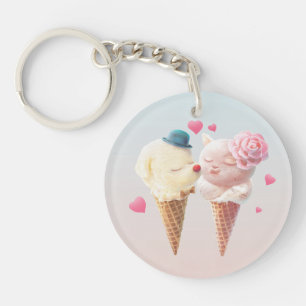 Porte-clefs Ice Cream Love