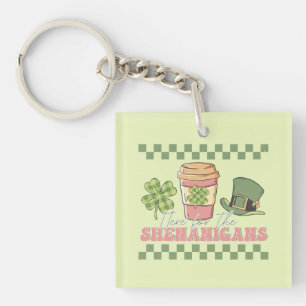 Porte-clefs Ici Pour Les Shenanigans - Café En Clover