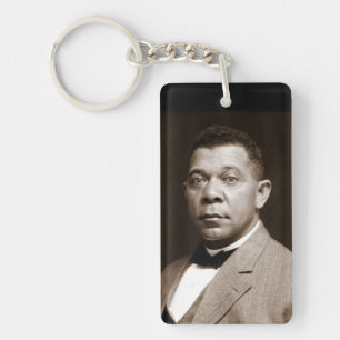 Porte-clefs Icône de l'histoire noire : Booker T. Washington, 