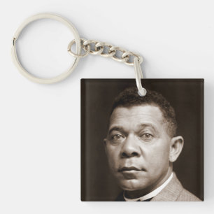 Porte-clefs Icône de l'histoire noire : Booker T. Washington, 