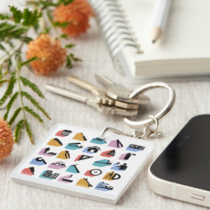 Porte-clefs Icônes d'amélioration de la construction et de la 