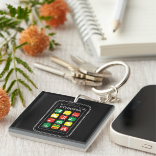 Porte-clefs Icônes du patrimoine éthiopien – Culture, Histoire