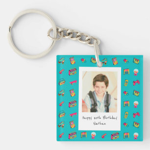 Porte-clefs Iconic 90's - 40th Birthday Custom Photo