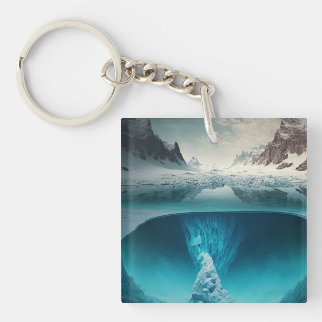 Porte-clefs Icy Mountain View (Devant)