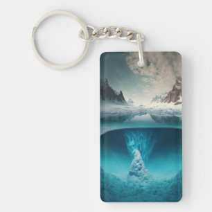 Porte-clefs Icy Mountain View