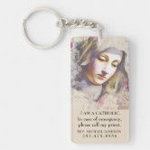 Porte-clefs Identité catholique Sainte Vierge Marie