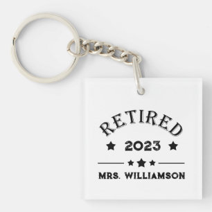 Porte-clefs Idée cadeau de retraite personnalisée