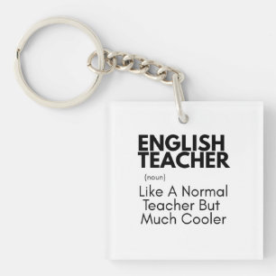 Porte-clefs Idée cadeau drôle pour professeur d'anglais