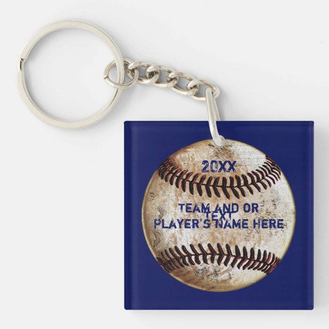 Porte-clefs Idées de cadeaux de baseball uniques pour l'équipe (Devant)