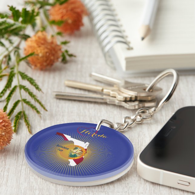 Porte-clefs Idées de cadeaux Floride  (Devant droit)