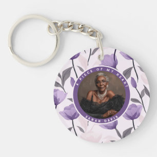 Porte-clefs Idées de cadeaux vibrants pour hommes Fleur de tul