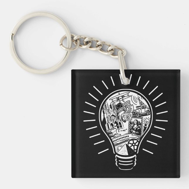 Porte-clefs Idées géniales (Devant)