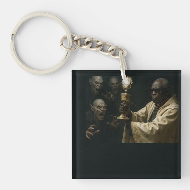 Porte-clefs 'If the Pope were Blade' (Devant)