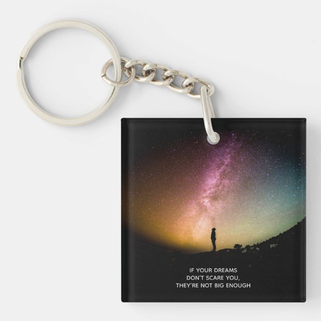Porte-clefs If your dreams don't scare you (Devant)