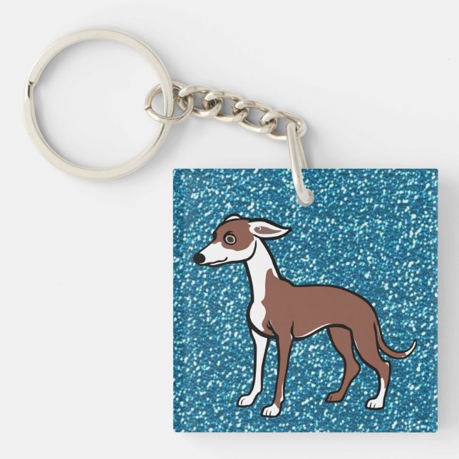 Porte-clefs IG - Caricature mignonne (Devant)