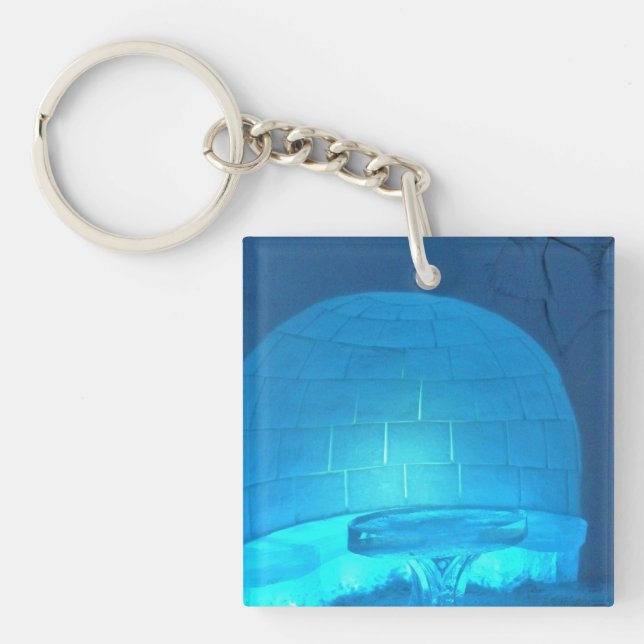 Porte-clefs Igloo room at Hotel de Glace, Québec, Canada (Devant)