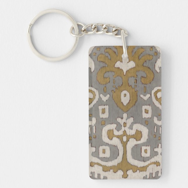 Porte-clefs Ikat ocre I (Devant)