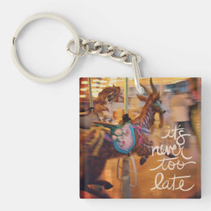 Porte-clefs Il n'est jamais trop tard, Joyeux animaux