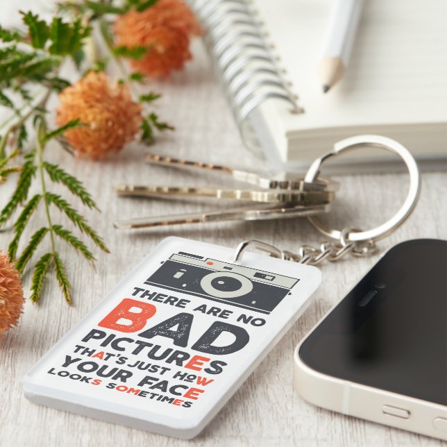 Porte-clefs Il n'y a pas de mauvaises photos (Devant droit)