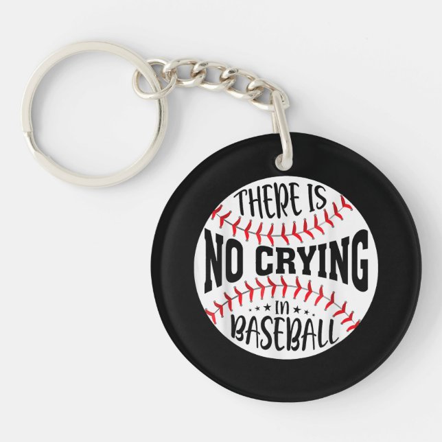 Porte-clefs Il N'Y A Pas De Pleurage Au Baseball (Devant)