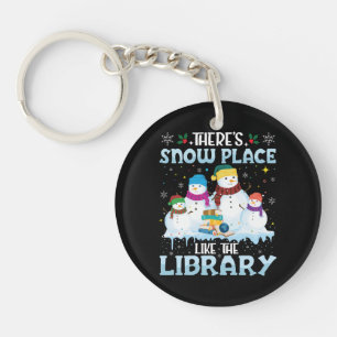 Porte-clefs Il n'y a pas d'endroit comme la bibliothèque de No