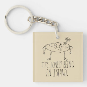 Porte-clefs Île de bande dessinée