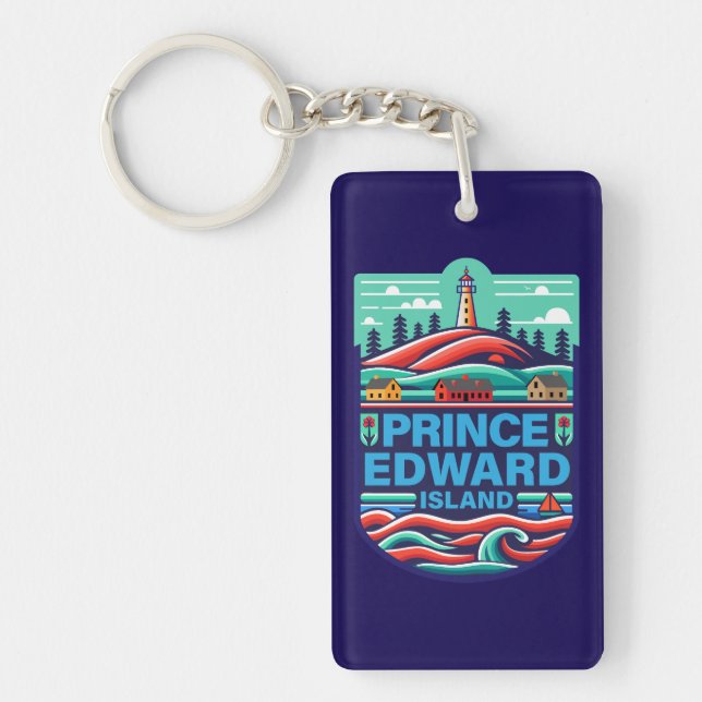 Porte-clefs Île-du-Prince-Édouard Canada (Devant)