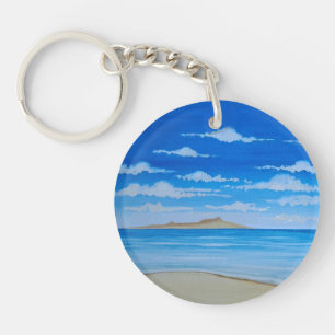 Porte-clefs Île tropicale 