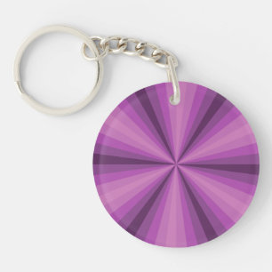 Porte-clefs Illusion optique Porte - clé acrylique violet
