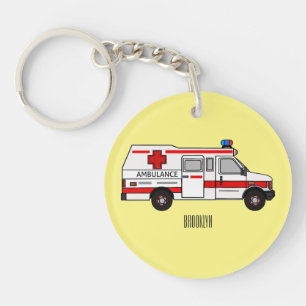 Porte-clefs Illustration d'ambulance