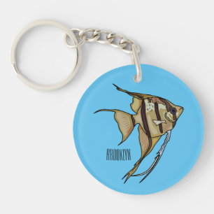 Porte-clefs Illustration d'angelfish