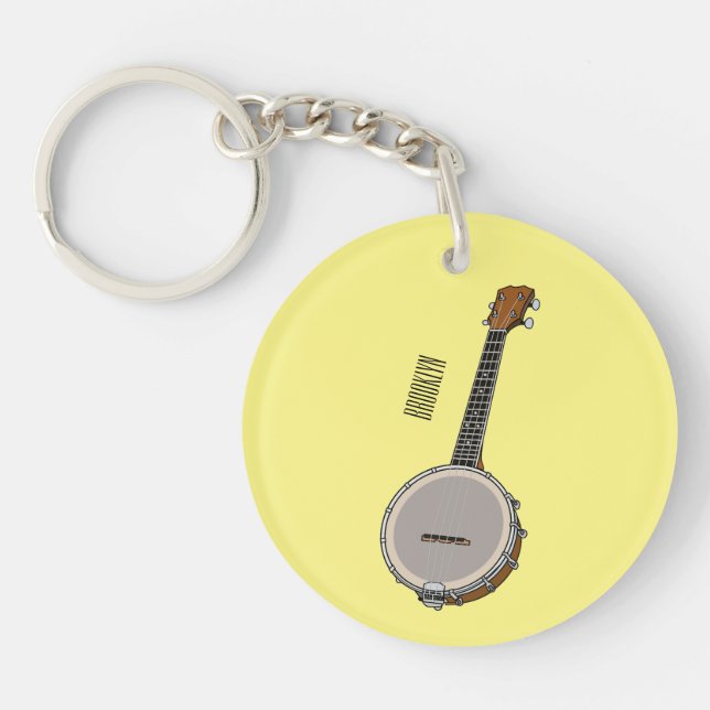 Porte-clefs Illustration de Banjo (Devant)